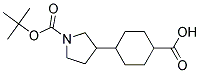 4-(1-(TERT-BUTOXYCARBONYL)PYRROLIDIN-3-YL)CYCLOHEXANECARBOXYLIC ACID Struktur