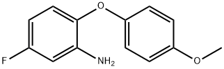 5-FLUORO-2-(4-METHOXYPHENOXY)PHENYLAMINE Struktur