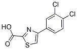 4-(3,4-DICHLOROPHENYL)-1,3-THIAZOLE-2-CARBOXYLIC ACID Struktur