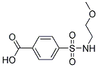 4-[[(2-METHOXYETHYL)AMINO]SULFONYL]BENZOIC ACID Struktur