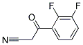 3-(2',3'-DIFLUOROPHENYL)-3-OXOPROPANENITRILE Struktur