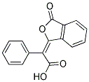 [3-OXO-3H-ISOBENZOFURAN-(1E)-YLIDENE]-PHENYL-ACETIC ACID Struktur