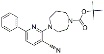 4-(3-CYANO-6-PHENYL-PYRIDIN-2-YL)-[1,4]DIAZEPANE-1-CARBOXYLIC ACID TERT-BUTYL ESTER Struktur