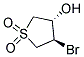 TRANS-4-BROMO-3-HYDROXYTHIOLANE-1,1-DIONE Struktur