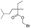 3R-BROMOMETHYL-4S,5-DIMETHYLHEXANOIC ACID ETHYL ESTER Struktur