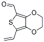 7-VINYL-2,3-DIHYDRO-THIENO[3,4-B][1,4]DIOXINE-5-CARBALDEHYDE Struktur