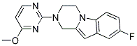 8-FLUORO-2-(4-METHOXYPYRIMIDIN-2-YL)-1,2,3,4-TETRAHYDROPYRAZINO[1,2-A]INDOLE Struktur