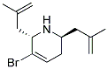 (2R,6S)-5-BROMO-2,6-BIS(2-METHYLPROP-2-ENYL)-1,2,3,6-TETRAHYDROPYRIDINE Struktur