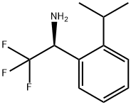 (S)-2,2,2-TRIFLUORO-1-(2-ISOPROPYL-PHENYL)-ETHYLAMINE Struktur