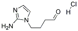 4-(2-AMINO-IMIDAZOL-1-YL)-BUTYRALDEHYDE HCL Struktur