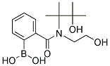 N-(2-HYDROXYETHYL)BENZAMIDE-2-BORONIC ACID, PINACOL ESTER Struktur