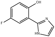 4-FLUORO-2-(1H-IMIDAZOL-2-YL)-PHENOL Struktur