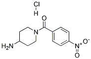 (4-AMINO-PIPERIDIN-1-YL)-(4-NITRO-PHENYL)-METHANONE HYDROCHLORIDE Struktur