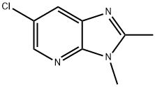 6-CHLORO-2,3-DIMETHYL-3H-IMIDAZO[4,5-B]PYRIDINE Struktur