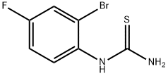 N-(2-BROMO-4-FLUOROPHENYL)THIOUREA Struktur