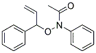 N-PHENYL-N-(1-PHENYL-ALLYLOXY)-ACETAMIDE Struktur