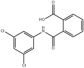 N-(3,5-DICHLORO-PHENYL)-PHTHALAMIC ACID Struktur