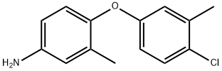 4-(4-CHLORO-3-METHYLPHENOXY)-3-METHYLPHENYLAMINE Struktur