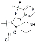 2-TERT-BUTYL-4-(2-(TRIFLUOROMETHYL)PHENYL)-2,7-DIAZASPIRO[4.5]DECAN-1-ONE HYDROCHLORIDE Struktur