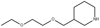 3-[(2-ETHOXYETHOXY)METHYL]PIPERIDINE Struktur