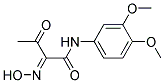 N-(3,4-DIMETHOXY-PHENYL)-2-HYDROXYIMINO-3-OXO-BUTYRAMIDE Struktur