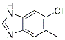 6-CHLORO-5-METHYL-1H-BENZIMIDAZOLE Struktur