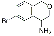 6-BROMO-3,4-DIHYDRO-1H-ISOCHROMEN-4-AMINE Struktur