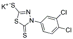 POTASSIUM 4-(3,4-DICHLOROPHENYL)-5-THIOXO-4,5-DIHYDRO-1,3,4-THIADIAZOLE-2-THIOLATE Struktur