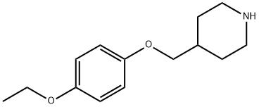 4-[(4-ETHOXYPHENOXY)METHYL]PIPERIDINE Struktur