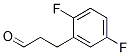 3-(2,5-DIFLUORO-PHENYL)-PROPIONALDEHYDE Struktur