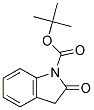 2-OXO-2,3-DIHYDRO-INDOLE-1-CARBOXYLIC ACID TERT-BUTYL ESTER Struktur