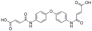 3-(4-[4-(3-CARBOXY-ACRYLOYLAMINO)-PHENOXY]-PHENYLCARBAMOYL)-ACRYLIC ACID Struktur