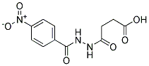 4-[N'-(4-NITRO-BENZOYL)-HYDRAZINO]-4-OXO-BUTYRIC ACID Struktur