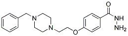 4-[2-(4-BENZYLPIPERAZINO)ETHOXY]BENZENECARBOHYDRAZIDE Struktur