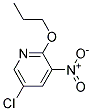 5-CHLORO-3-NITRO-2-PROPOXY-PYRIDINE Struktur