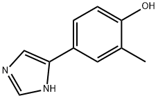 4-(1H-IMIDAZOL-4-YL)-2-METHYL-PHENOL Struktur