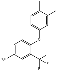 4-(3,4-DIMETHYLPHENOXY)-3-(TRIFLUOROMETHYL)ANILINE Struktur