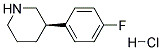 (R)-3-(4-FLUOROPHENYL)-PIPERIDINE HCL Struktur