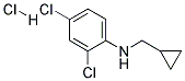 CYCLOPROPYLMETHYL-(2,4-DICHLORO-PHENYL)-AMINE HYDROCHLORIDE Struktur