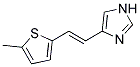 4-[2-(5-METHYL-THIOPHEN-2-YL)-VINYL]-1H-IMIDAZOLE Struktur