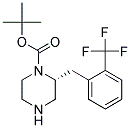 (R)-2-(2-TRIFLUOROMETHYL-BENZYL)-PIPERAZINE-1-CARBOXYLIC ACID TERT-BUTYL ESTER Struktur