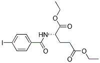 DIETHYL N-(4-IODOBENZOYL)GLUTAMATE Struktur