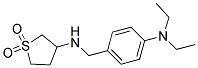 N-(4-(DIETHYLAMINO)BENZYL)TETRAHYDROTHIOPHEN-3-AMINE 1,1-DIOXIDE Struktur