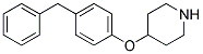 4-(4-BENZYLPHENOXY)PIPERIDINE Struktur