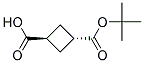 (TRANS)-3-(TERT-BUTOXYCARBONYL)CYCLOBUTANECARBOXYLIC ACID Struktur