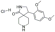 4-(2,4-DIMETHOXYPHENYL)-2,8-DIAZASPIRO[4.5]DECAN-1-ONE HYDROCHLORIDE Struktur