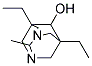 5,7-DIETHYL-2-METHYL-1,3-DIAZATRICYCLO[3.3.1.1(3,7)]DECAN-6-OL Struktur