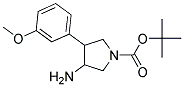 3-AMINO-4-(3-METHOXYPHENYL)-1-BOC-PYRROLIDINE Struktur