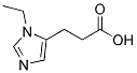 3-(3-ETHYL-3H-IMIDAZOL-4-YL)-PROPIONIC ACID Struktur