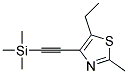 5-ETHYL-2-METHYL-4-TRIMETHYLSILANYLETHYNYL-THIAZOLE Struktur